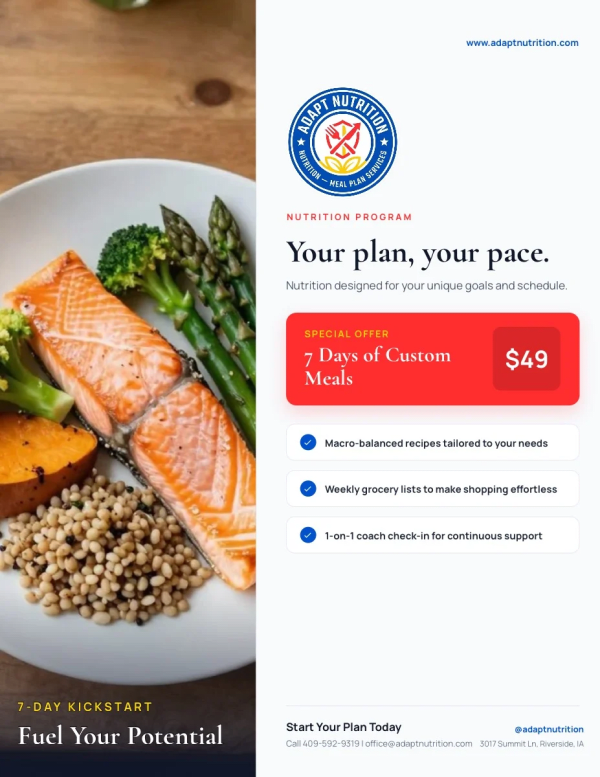 Meal Plan Services Nutrition