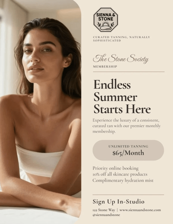 Membership & Loyalty Tanning Salon