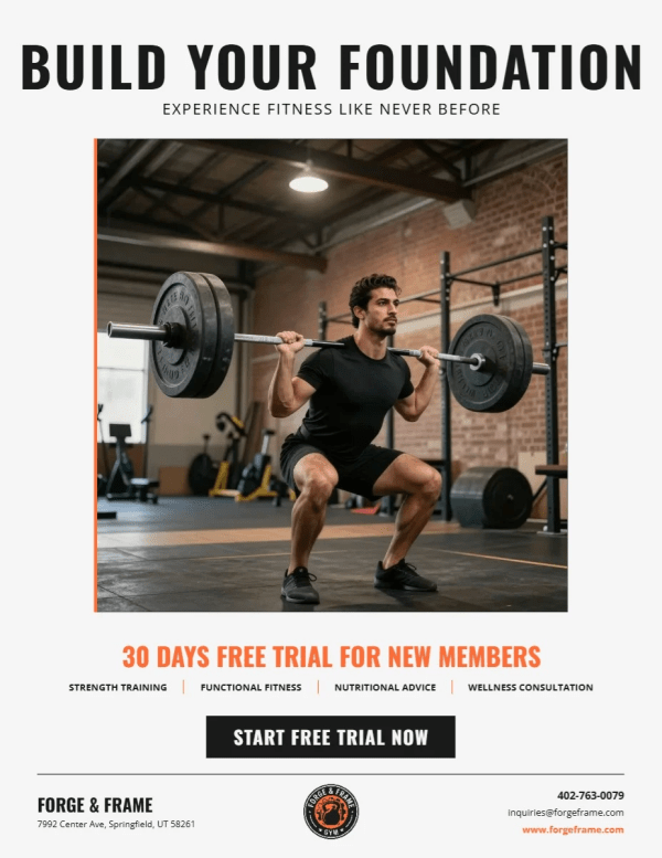 Membership Promotion Gym