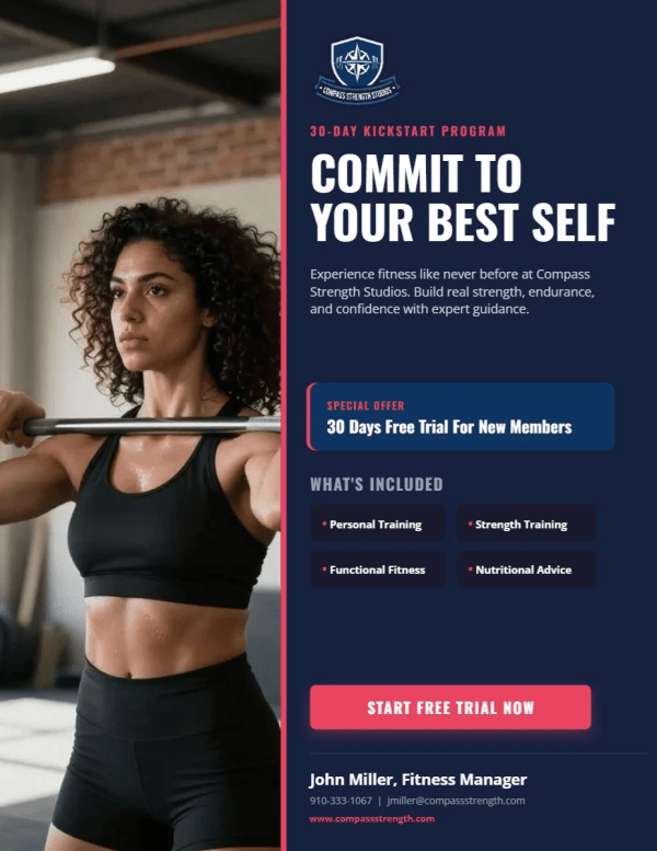 Membership Promotion Gym