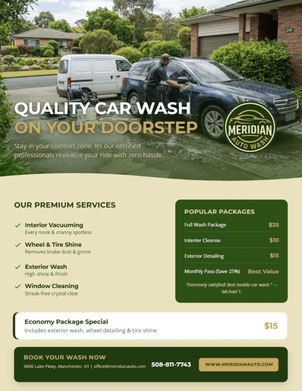 Mobile Car Wash Side 1 Image