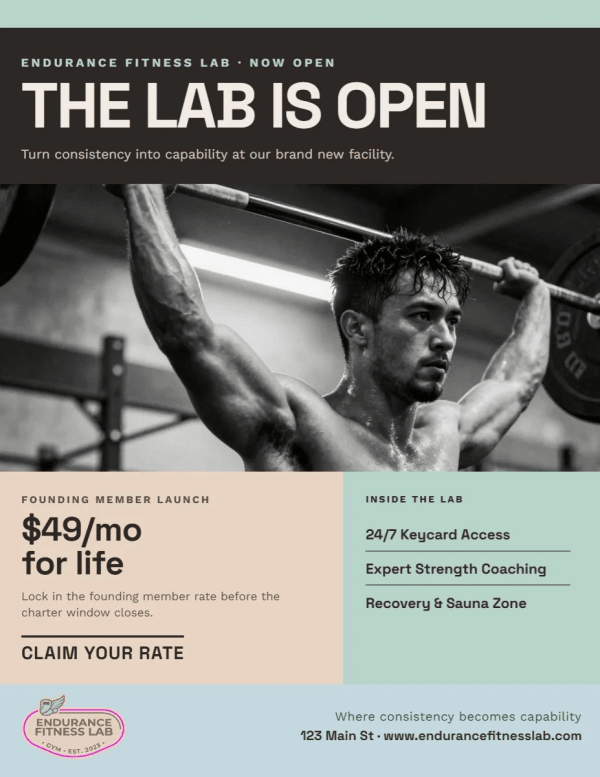 Now Open Gym