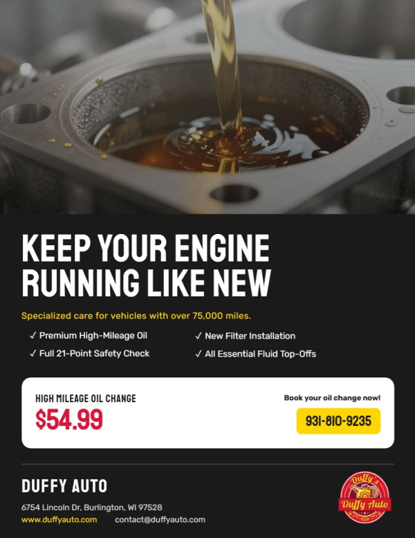 Oil Change Auto Repair