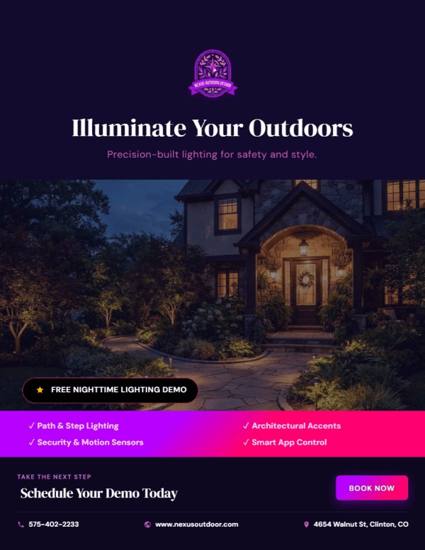Outdoor Lighting Outdoor Living Side 1 Image