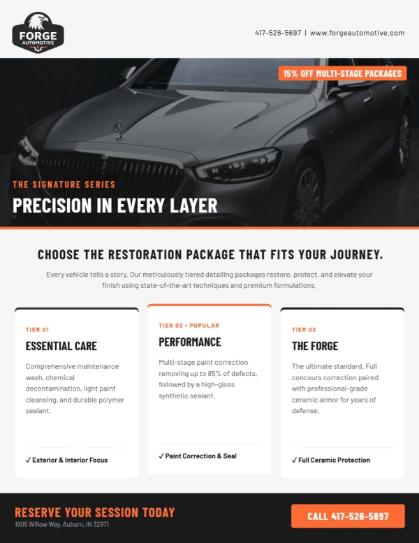 Package Deals Auto Detailing
