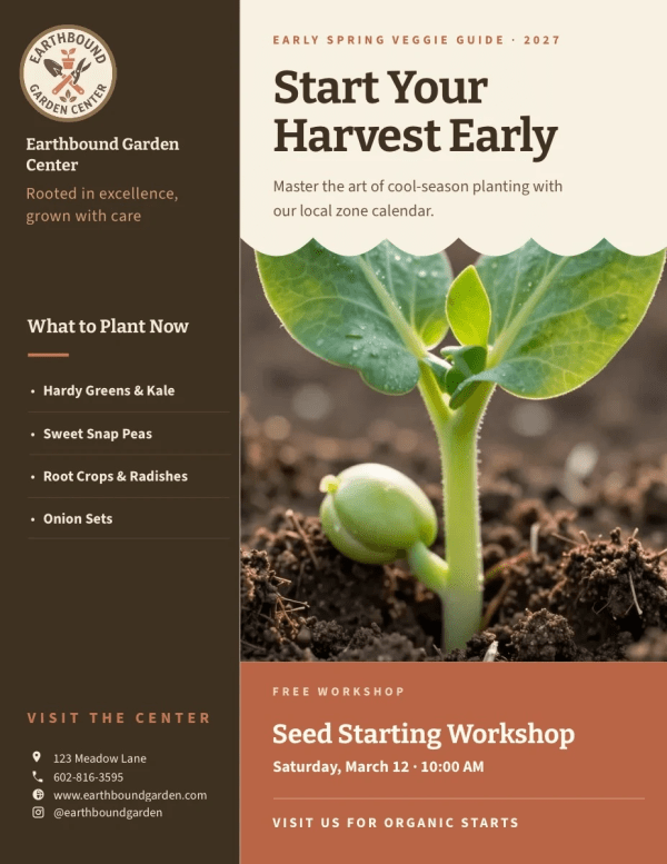Planting Guide Garden Center