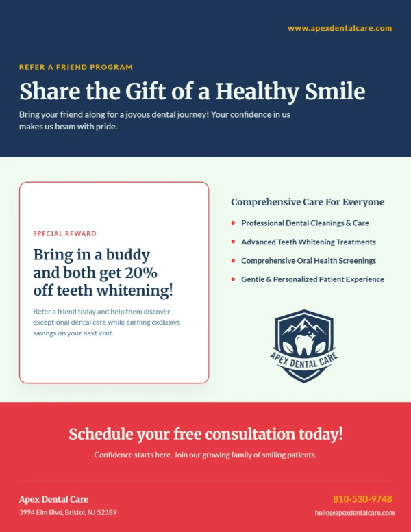 Refer A Friend Dental Side 1 Image