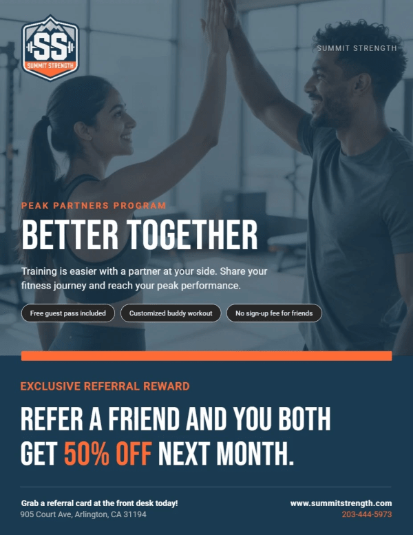 Refer-a-Friend Program Gym