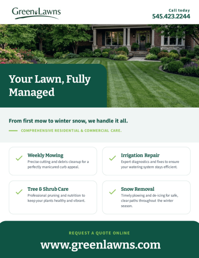Residential Lawn Care Side 1 Image