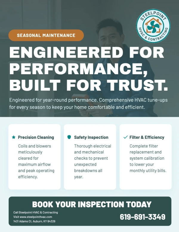 Seasonal Maintenance HVAC
