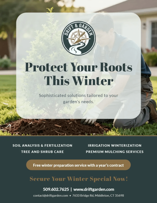 Seasonal Promotion Landscaping Side 1 Image