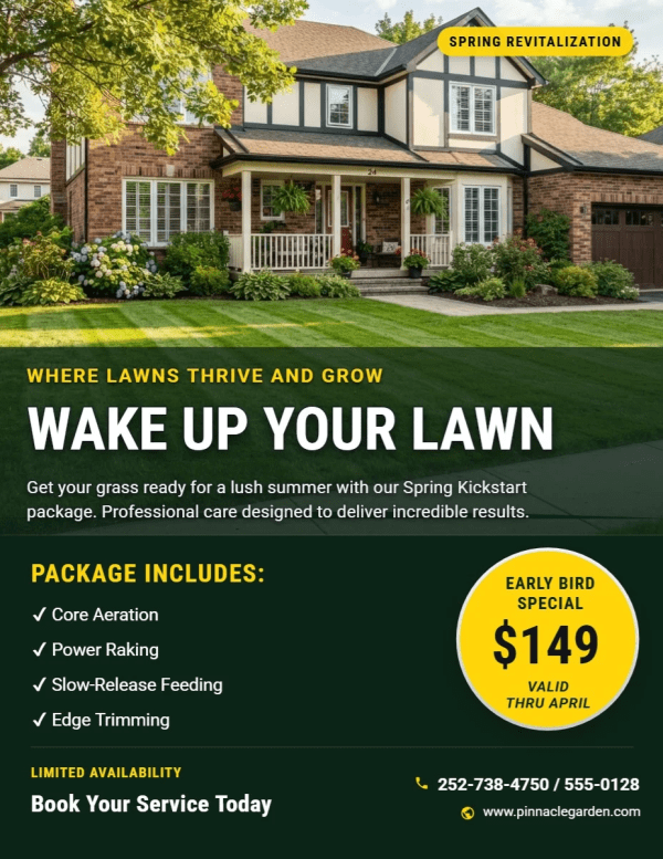 Seasonal Promotion Lawn Care