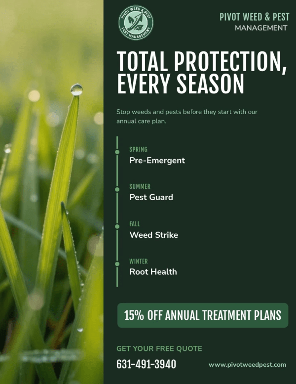 Seasonal Promotion Pest & Weed Control
