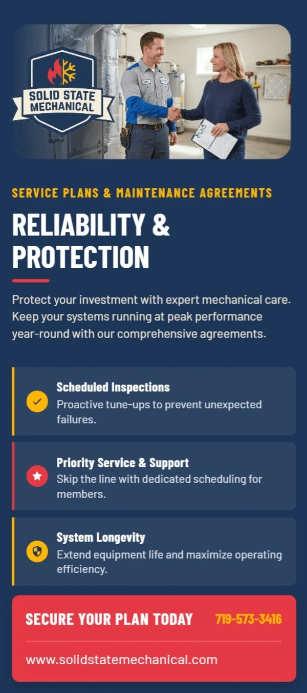 Service Plans & Maintenance Agreements HVAC Side 1 Image