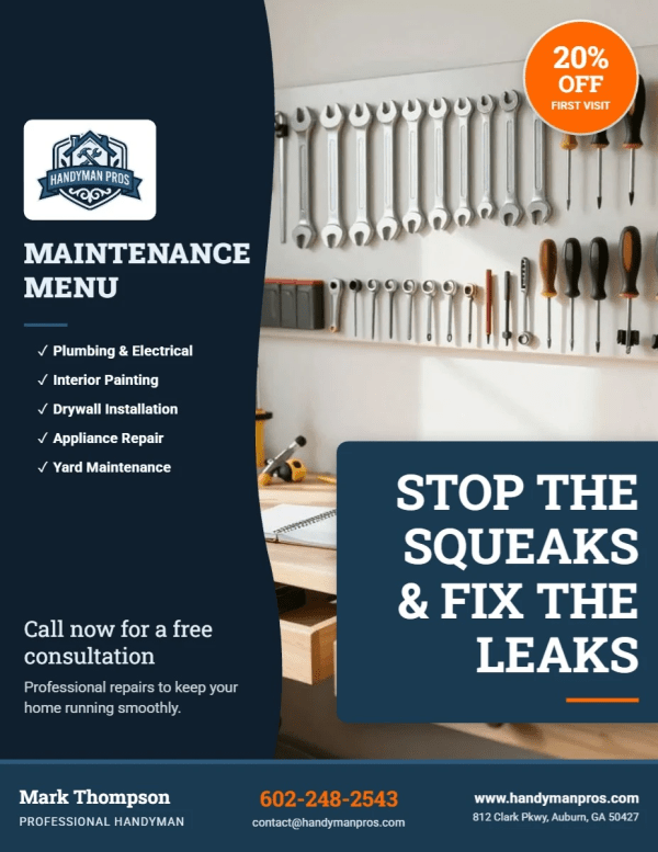 Services Offered Handyman