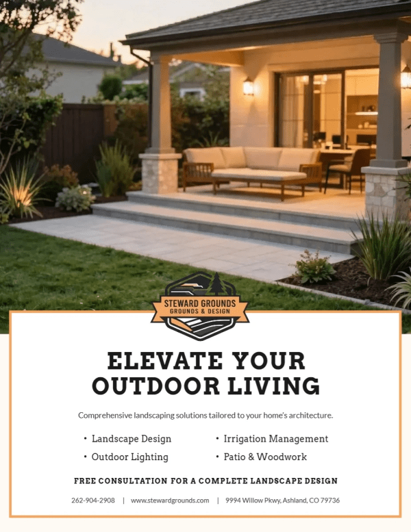Services Offered Landscaping Side 1 Image