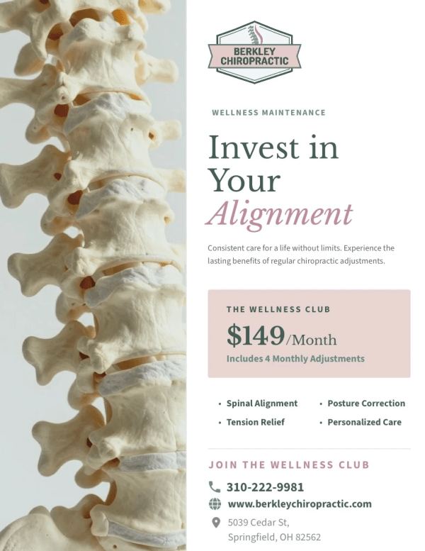 Special Offer Chiropractic