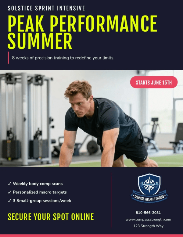 Summer Shred Challenge Gym