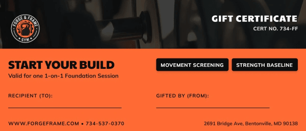 Free Trial Session Gym