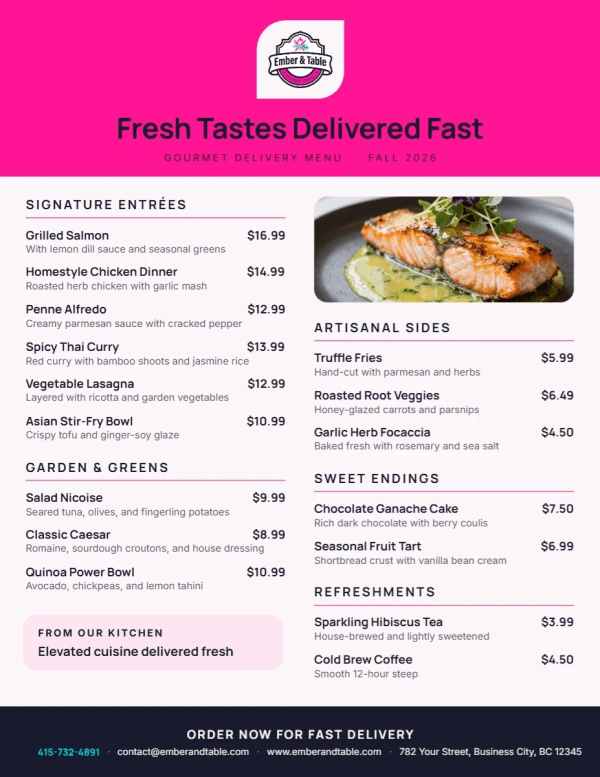Delivery Service Restaurant