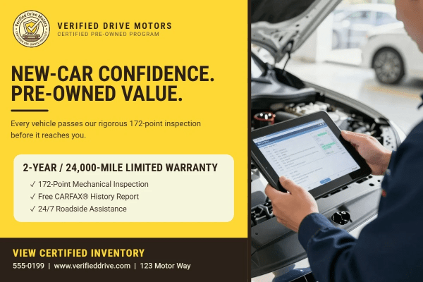 Certified Pre-Owned Car Dealer