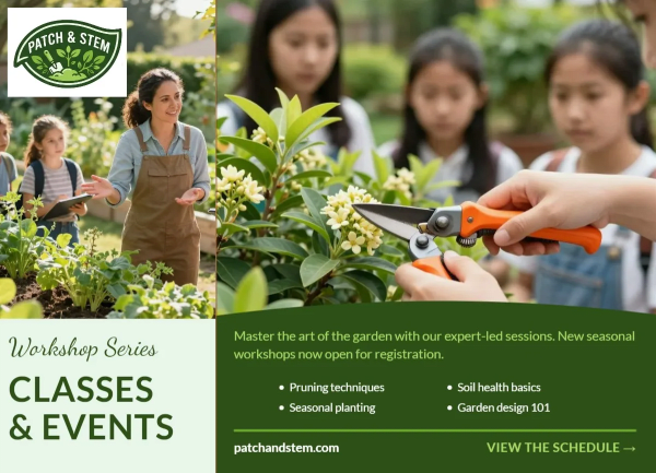 Classes & Events Garden Center Side 1 Image