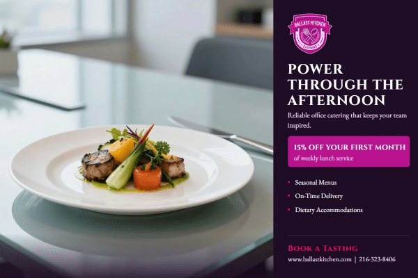 Corporate Partnership Catering