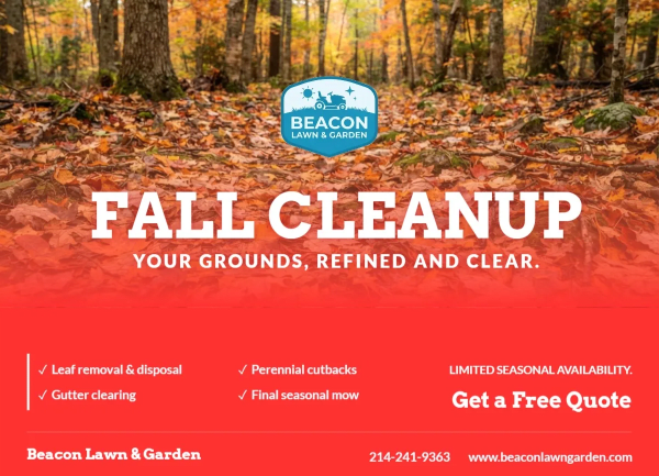 Fall Cleanup Lawn Care Side 1 Image
