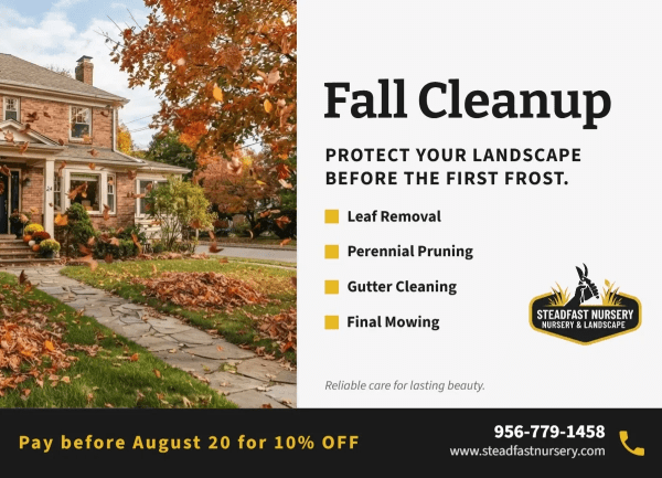 Fall Cleanup Lawn Care Side 1 Image