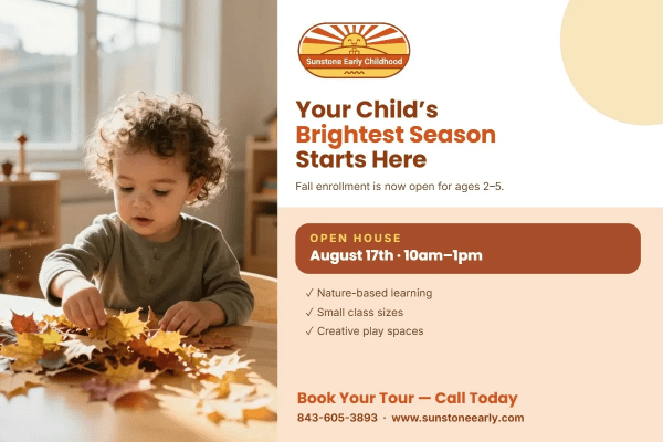 Fall Registration Preschool