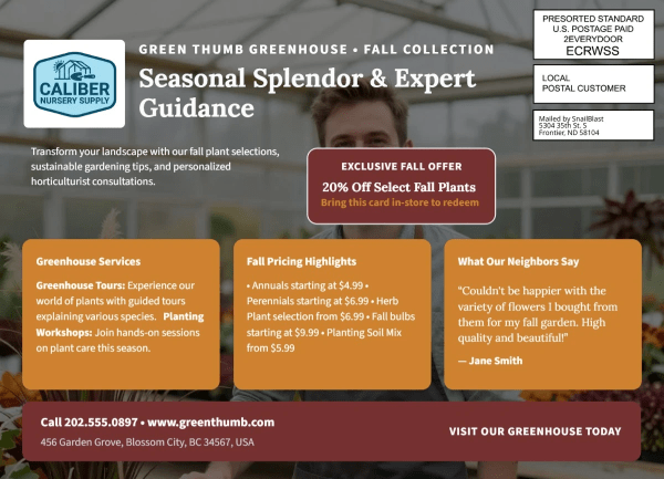 Fall Special Greenhouse Side 2 Image