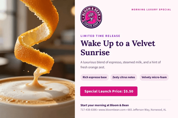 Featured Drink Coffee Shop