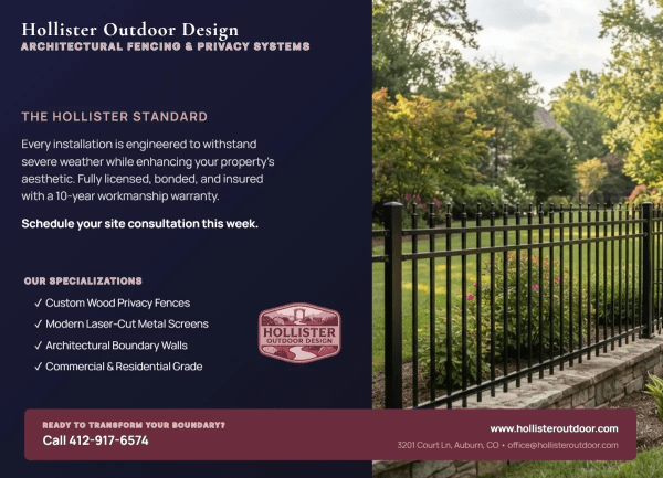 Fencing & Privacy Screens Outdoor Living Side 2 Image