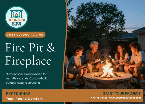 Fire Pit & Fireplace Outdoor Living Side 1 Image