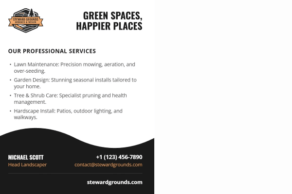 Free Estimates Landscaping Side 2 Image