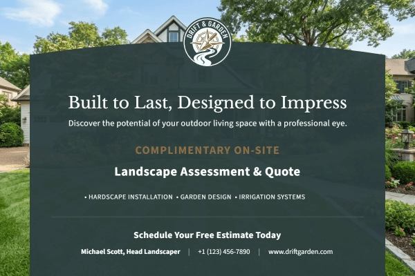 Free Estimates Landscaping Side 1 Image