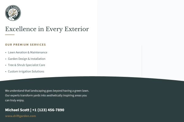 Free Estimates Landscaping Side 2 Image