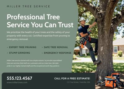 Free Estimates Tree Service Side 2 Image