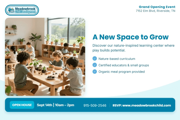 Grand Opening Daycare