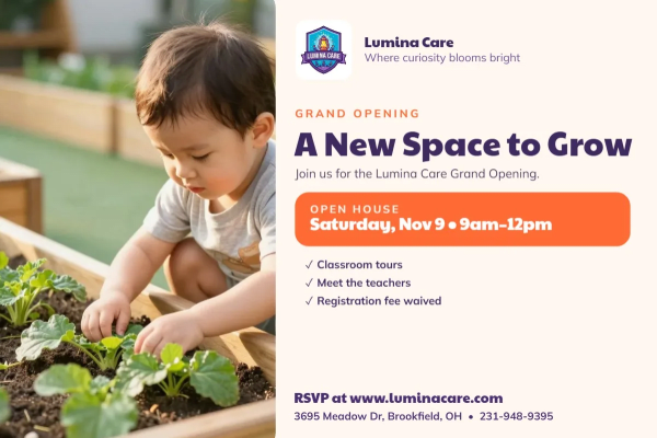 Grand Opening Daycare