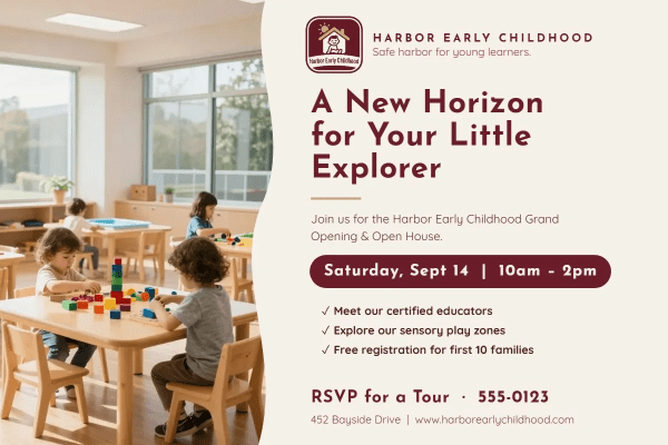 Grand Opening Daycare