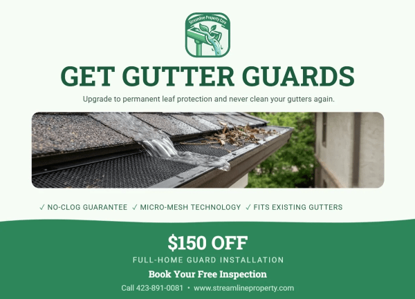 Gutter Guard Installation Gutter Cleaning Side 1 Image