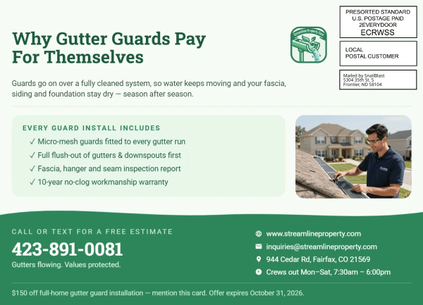 Gutter Guard Installation Gutter Cleaning Side 2 Image