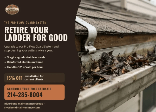 Gutter Guard Installation Gutter Cleaning Side 1 Image