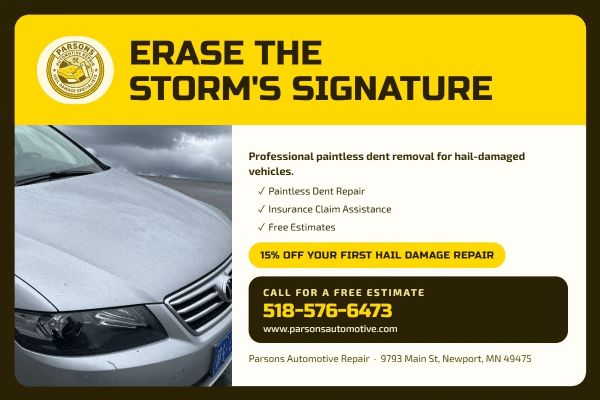 Hail Damage Auto Repair