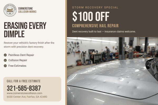 Hail Damage Auto Repair