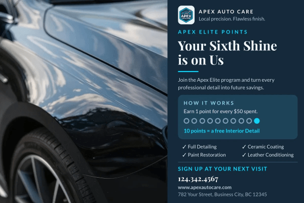 Loyalty Rewards Auto Detailing