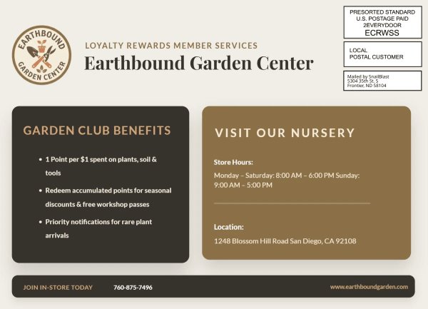 Loyalty & Rewards Garden Center Side 2 Image
