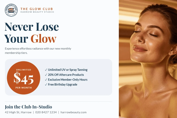Membership & Loyalty Tanning Salon