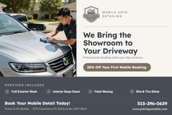 Mobile Service Auto Detailing